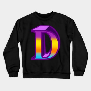 Top 10 best personalised gifts 2022  - Letter D ,personalised,personalized with pattern Crewneck Sweatshirt